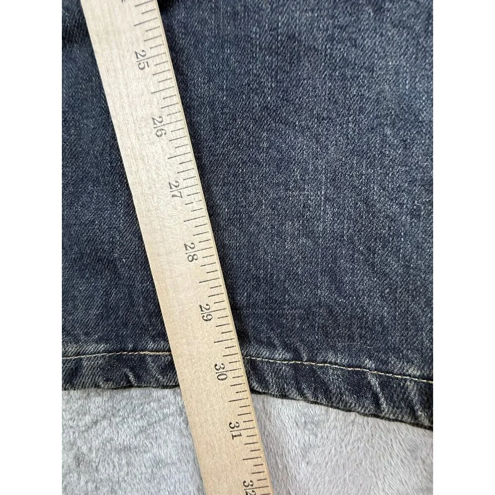 Magellan Jeans Mens 40x30 Blue Boot Cut Denim Straight Leg Cotton Pants Outdoor - Picture 13 of 14